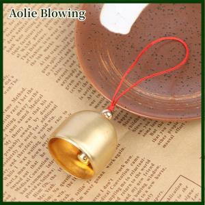 Aolie 1PCS Metal Copper Bell Decoration Pendant Door Bell DIY Craft Wind Chimes Making