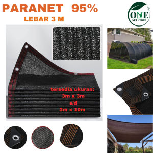 PARANET 95% | SUNSHADE NET | DENGAN BERBAGAI MACAM UKURAN | 3 METER  ( GRADE A )