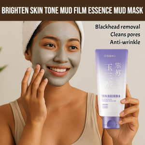 Brighten Skin Tone Mud Film Essence Mud Mask Brightening Whitening Cleansing Clay Mask Anti Pores Acne Mud Facial Mask Masker