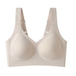 Adjustable Seamless Sports Bra for Large Bust with No-Slip Support and Breathable Thin Fabric