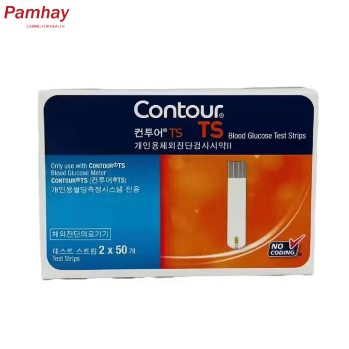Contour TS Blood Glucose Test Strips 100s (Exp:Latest) | Lazada
