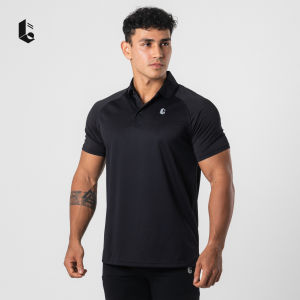Lockerwear Polo Shirt Baju Olahraga Pria Kaos Berkerah Lengan Pendek Short Sleeve Sport Gym Fitness Golf Tennis Slim Dry Fit