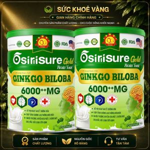 OSIRISURE GOLD GINKGO BILOBA 6000++MG – BỔ SUNG GINKGO BILOBA HỖ TRỢ TUẦN HOÀN MÁU NÃO