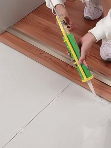 Aluminum edge trim threshold trim for wooden flooring universal threshold trim for high and low gaps tile door threshold trim