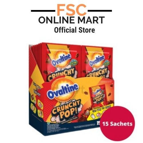 [FSC] Ovaltine Choco Crunchy Pop 8g x 15's | Lazada