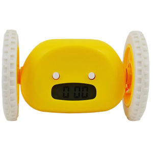 Extra Loud Alarm Clock Move Jump Roll Run Away Alarm Clock on Wheels Robot Alarm Clock for Adults Kids Teens Bedroom