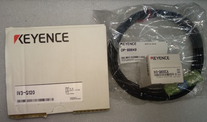 Nuovo Keyence OP-88649 IV3 sensore testa-amplificatore cavo 5 m OP88649