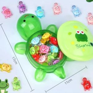 Wheatfield Life Store Sanrio Openable Turtle Cartoon Colorful Luminous Small Turtle Large Size Kuromi Turtle Ornaments。。。