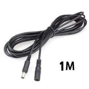 สายต่อกล้องวงจรปิด DC 12V 2A สายไฟต่ออะแดปเตอร์ 5.5x2.1mm ยาว 1/5/10M