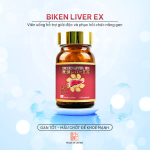 Biken Liver EX - Viên uống hỗ trợ giải độc và phục hồi chức năng gan Nhật Bản