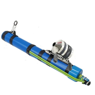 FLECI Compact Fishing Catapult Rod Extendable Portable Catapult Fishing Reel Professional Durable Fish Bait Launching Equipment Anglers Saltwater Freshwater Gear