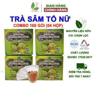 160 gói trà nhân sâm tố nữ trà túi lọc sâm tố nữ Bảo Khang giúp cân bằng nội tiết tố nữ đẹp da mờ nám tăng estrolgen