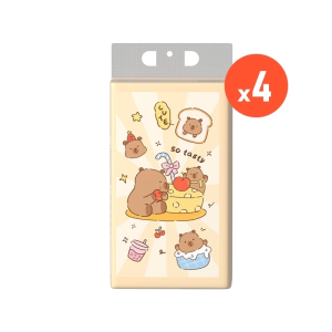 【4Packs】Botare Wall-Mounted Facial & Bathroom & Toilet Tissue Paper soft deluxe tissueexcellent comfortvirgin wood pulp Napkin Box