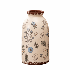 Vintage Ceramic Vase Creative Exquisite Design Decorative Vase Hydroponic Vase Elegant Flower Vase Room Decor