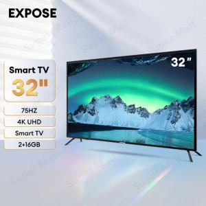 EXPOSE Smart TV Andriod TV 32"/43"/50" Television 4K UHD LED Dolby Sound Netflix/Youtube With Warranty
