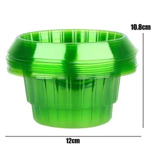10Pcs Plants Slug Protection Rings Vegetables Cover Plant Snail Collar Guard Green Planter Flower Pot Pest Control Trapper Garden Tool
