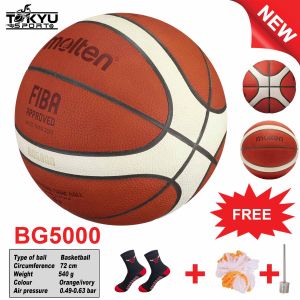 BG5000 ORDINARY BASKETBALL SIZE 7 WITH PIN NET AND ICONIC SOCKS