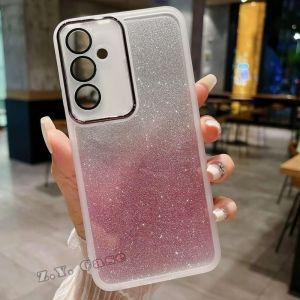 SamsungA57 Glitter Case for Samsung Galaxy A27 A37 A57 A17 A56 A36 A26 A16 5G 4G Soft Silicone Flexible Bling Shockproof Casing Gradient Phone Cover