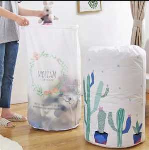Tempat Penyimpanan Bedcover & Selimut: Ukuran Besar Storage Bag & Cloth Box Bermotif