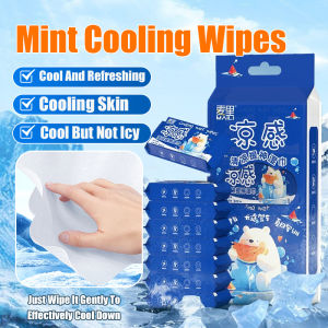 Mint Cooling Wet Wipes Mint Wipes  For Sweat Body Wipes After Workout or Excercise