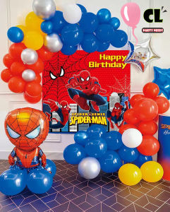 Avenger Birthday Boy Theme Decoration Set Man Spider Balloon Package
