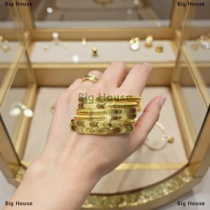 [COD] Big House สร้อยข้อมือตาแมวพร้อมลายหยักสำหรับผู้หญิงกำไลข้อมือสุดหรูสำหรับงานเลี้ยงของขวัญเครื่องประดับสำหรับงานเลี้ยง