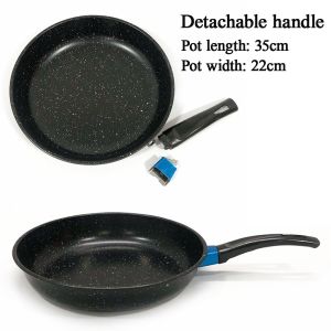 Style Pan Fresh Kitchen kawali pan    Pre-Seasoned Houesehold Frying Pan