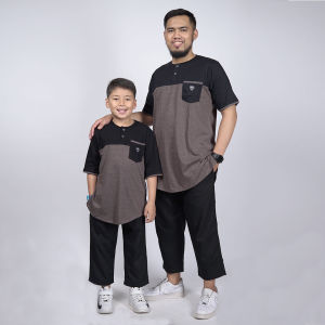 KHOIRUMMAH Koko Kurta Saad Couple | Kurta Ayah Dan Anak | Koko Pria Tangan Pendek | All Varian