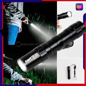 COD TaffLED Police Senter LED Flashlight Waterproof 1W - TAC 2L / senter polisi mini ringan murah paling terang terbaru terbaik rekomended kuat kokoh praktis led waterproof baterai tahan banting anti air terlaris viral paling tren bagus berkemah camping