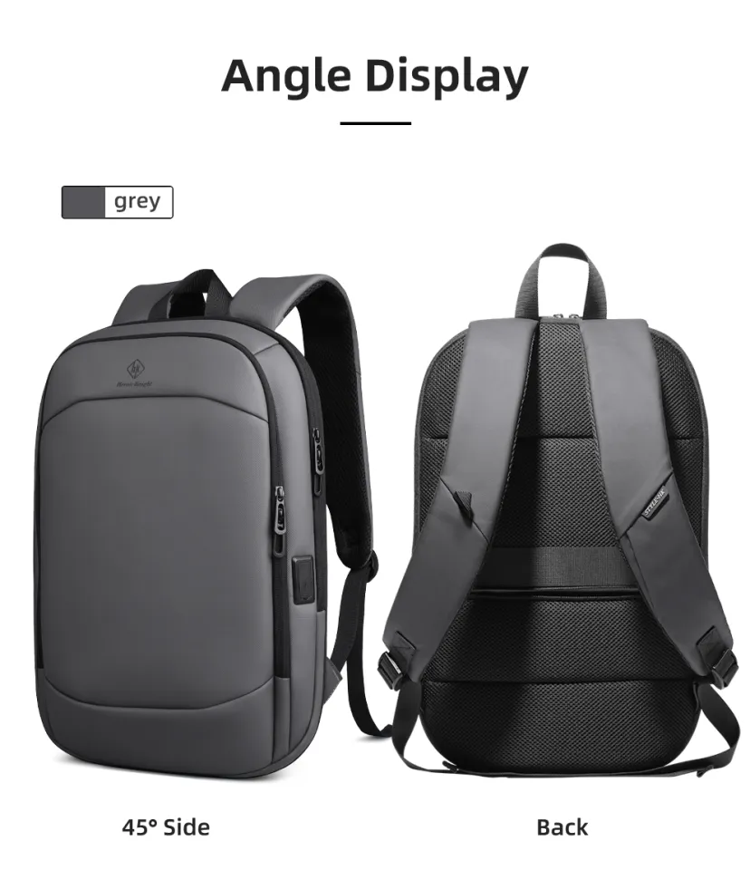 HK Expandable Business Backpack For Men Waterproof 17 inch Laptop Backpack  With USB Charging Daily Work Travel Backpack YKK Zipper Slim Rucksack  Oxford Material Backpack - Lazada | Lazada PH