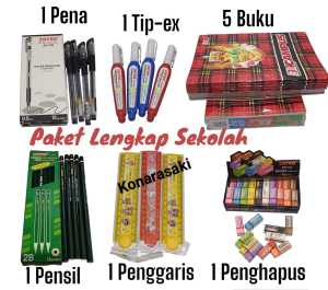 (PROMO) PAKET LENGkAP 1 PACK ISI 10 PCS/5 PCS BUKU FREE PULPEN PENSIL PENGHAPUS TIP EX PENGGARIS BMCAMPUS 36 LEMBAR / TERSEDIA ISI 10 BUKU DAN 5 BUKU