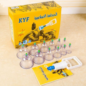 12PC Cupping Therapy Set Vacuum Massage Cups for Body Pain Relief Acupressure Detox Health Care Mass
