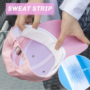 CHLOCH 10Pcs Mồ hôi Miếng đệm chống mồ hôi cho mũ Lăn khử mùi Di động Miếng dán thấm mồ hôi 1 Dải thấm mồ hôi Du lịch ngoài trời mùa hè