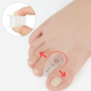2Pcs Gel Foot Care Tool Bunion Corrector Bone Big Toe Protector Hallux Valgus Straightener Toe Spreader Pedicure Corrector