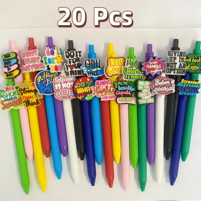 20PCS Motivational Gel Pens with Inspirational Scriptures Black Ink Encouraging Pens for Teachers Students Graduation Nurses Day Mother&rsquos Day Coworker Appreciation Gifts