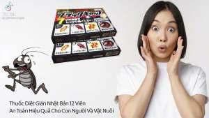 Viên Diệt Gián Nhật Bản 12 Viên An Toàn Hiệu Quả Cho Con Người Và Vật Nuôi