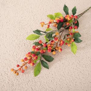 OKKFINE Multicolor Christmas Berry Branches DIY 70cm Artificial Red Berry Photo Props Simulation Red Berries For Christmas