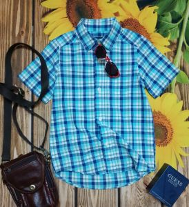 [Chính Hãng Place-Crazy8]Áo Sơ Mi Bé Trai Size Đại 15kg-32kg Chất Cotton Mềm Mịn Hút Mồ Hôi