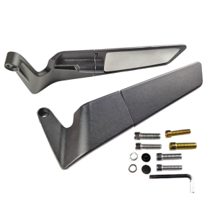 Aluminum Rearview Mirrors Wide View Motorcycle Mirror Adjustable Motorcycle Mirror Modification Part for Motorcycles