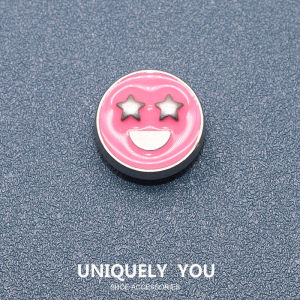 Metal jibbitz charm Shoe Buckle Shoe Accessories metal Rainbow Heart Crown Fashion Shoes Accessories