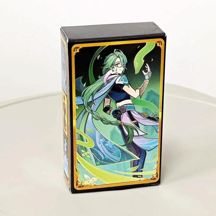 9*5cm TCG Cards Toy Genshin Impact Cyno Yoimiya Sangonomiya Cosplay Deck Board Game Character Card 65 Pcs Cards Collection