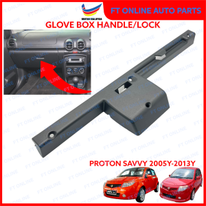 PROTON SAVVY 2005-2013 TRM GLOVE BOX HANDLE DRAWER COMPARTMENT LATCH LID LOCK 2006 2007 2008 2009 2010 2011 2012