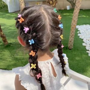 【1 Box 】Girls Cute Colorful Small Hair Claws Cartoon Hair Clip Headband Fashion Hair Accessories