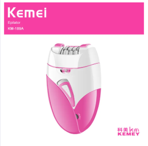 Kemei Epilator Female Rechargeable Hair Removal Machine Electric Lady Shaver Than USB Charger