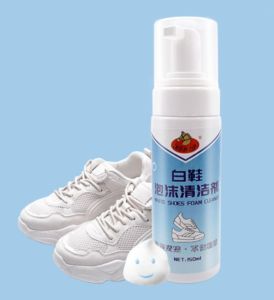 Shoe Whitener Foam Cleaner Polish Cleaning Tool White Sneakers Shoes Foam Cleaner 150ml