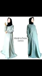 Abaya Madina || Gamis Katun Madina || Gamis Polos / Gamis Jumbo /Dress Jumbo