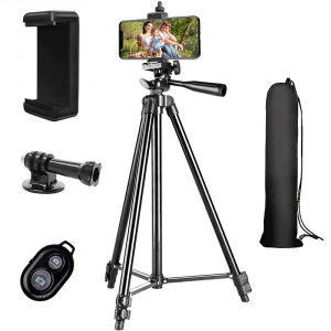 AE Manufacturers in-stock quality Aluminum alloy tripod Phone Tripod Height 1 Dual-purpose camera gopro Bracket