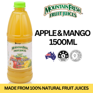 [MAX 6 BOTTLES PER ORDER] MOUNTAIN FRESH APPLE & MANGO 1500ML