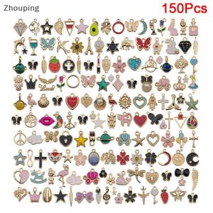 【ZP】Cute ดอกไม้สัตว์ผสมเคลือบฟันเสน่ห์จี้ DIY สร้อยข้อมือเครื่องประดับทำหัตถกรรม