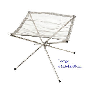 Portable Fire Pit Outdoor Campfire Folding Firewood Stand Camping Picnic Stove